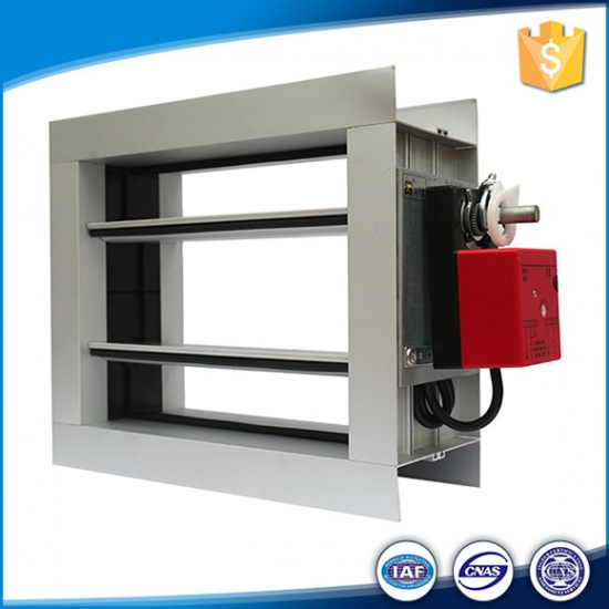 rectangular aluminum electric volume control air damper
